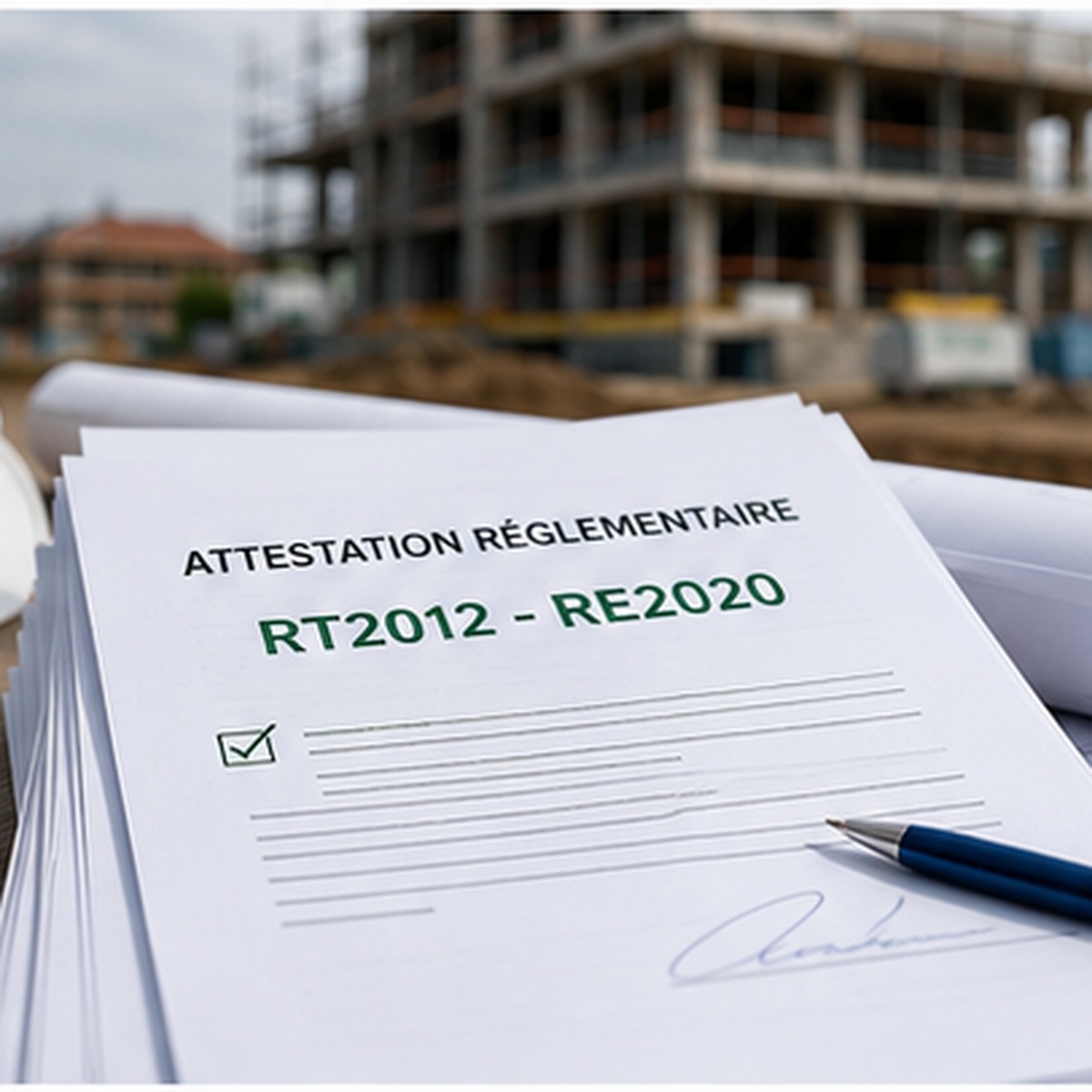 Attestation réglementaires RE2020